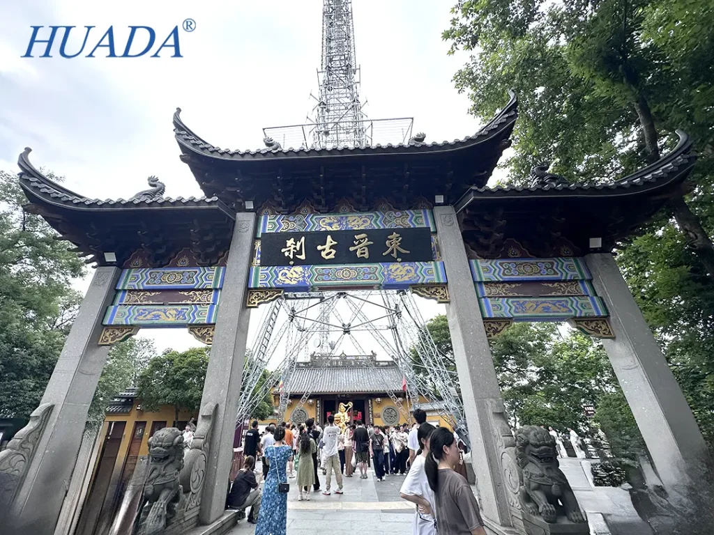 扎带的应用之北高峰财神庙