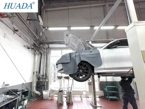 尼龙扎带在宝马4S店维修车间的应用