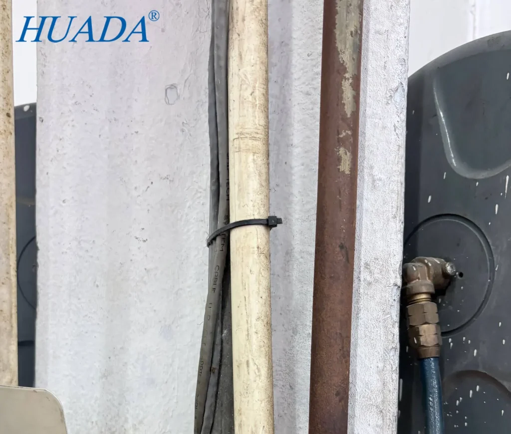 尼龙扎带在宝马4S店维修车间的应用