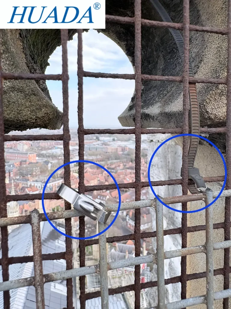 不锈钢扎带替代断裂尼龙扎带的细节图